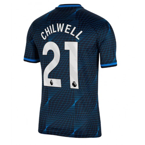 Fotballdrakt Herre Chelsea Ben Chilwell #21 Bortedrakt 2023-24 Kortermet